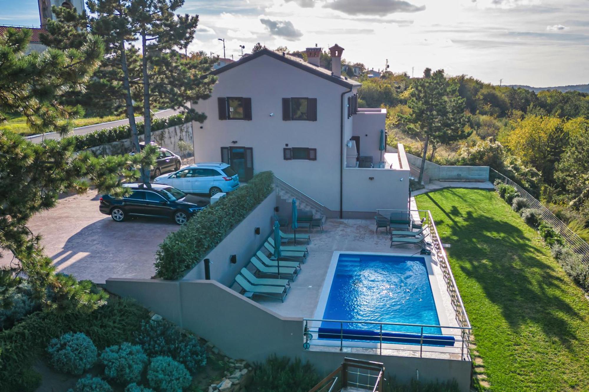 Luxury Villa Gradin Gračišče Kültér fotó